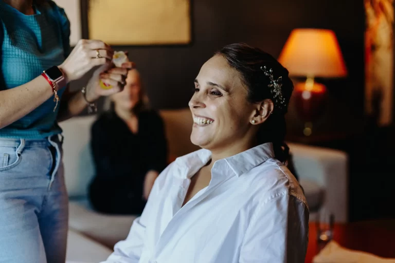 fotografía de preparativos de boda